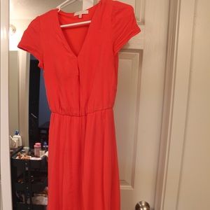 Small bright pink dress